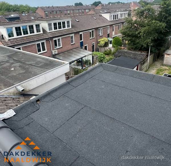 Dakinspectie plat dak aanbouw in Naaldwijk Dakinspectie plat dak aanbouw in Naaldwijk